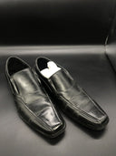 Madden Mens M-Turk Bicycle Toe Slip On Dress Loafer Shoes, Black Leather, US11.5