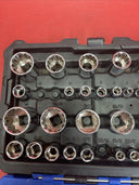 Kobalt 32-Piece Standard (SAE) and Polished Chrome Mechanics Tool Set