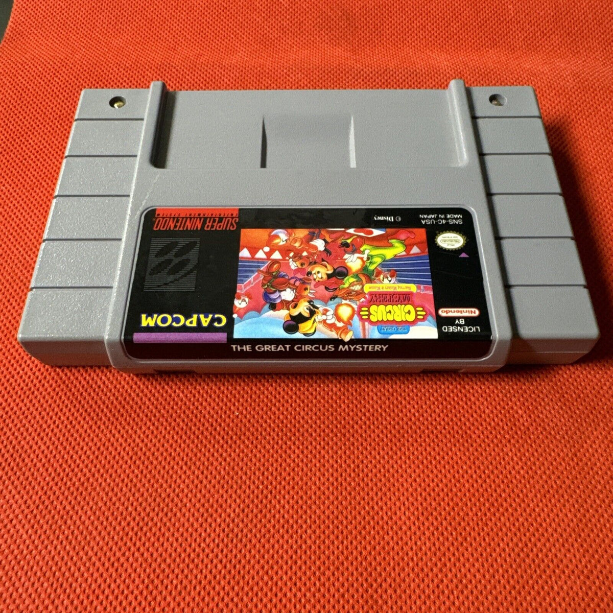 The Great Circus Mystery Mickey Mouse (Super Nintendo)/ Untested