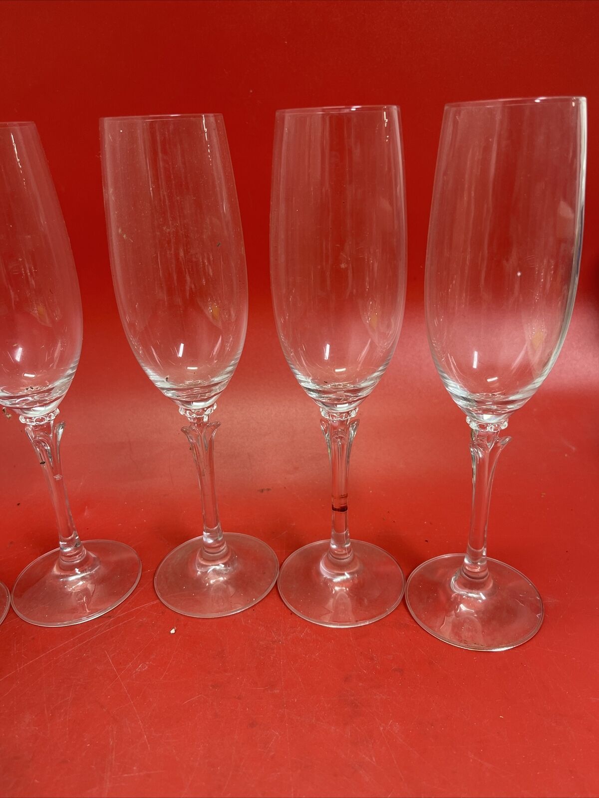 Vintage Schott Zweisel Florida Flute Champagnes Lot 6