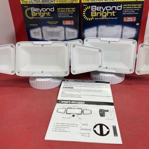 2 Beyond Bright Flood Light Motion Activated Wired LED BBFL-PKG-03-0721-200