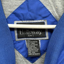 Holloway Woodbury Pullover Jacket Men's Size Large L Navy Blue V Neck Lined