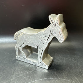 Wilton Armetale Pewter Metal Donkey Bookend Pennsylvania