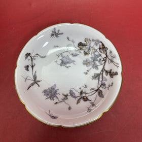 Set of 4 porcelain desserts plates, V.tor Étienne rue Paradis