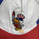 VINTAGE 1980s McDonald's USA Olympics Eagle Trucker Mesh Snapback Hat Cap Lot 3
