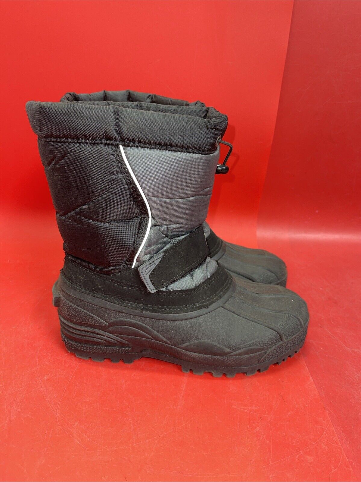 Size 8 Waterproof Snow Boots Men, Insulated