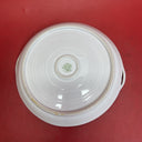 Vintage Nippon hand painted gold floral candy dish Set 6