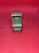 Antique Toy Minature Wood Doll Buggy