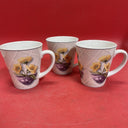 Nile by Sakura Mug Coffee Tea 10 Oz Tabletrendz River VTG  Flowers Set of 3