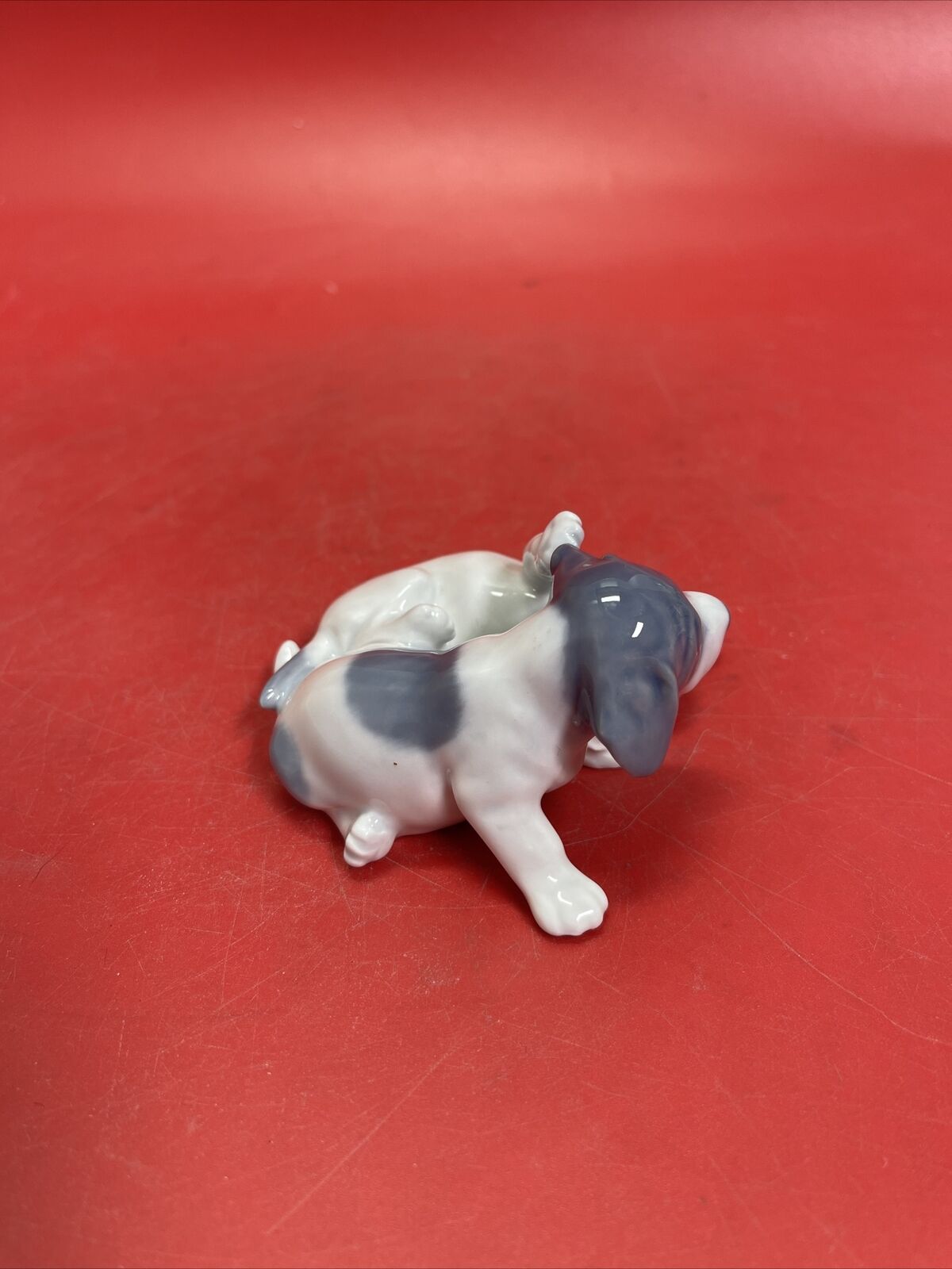 Royal Copenhagen Porcelain Pointer Puppies #453 Dog Figurines