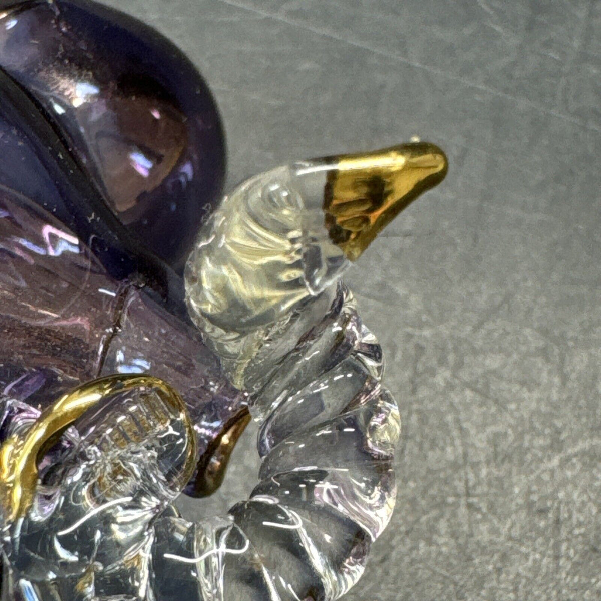 Vintage Hand Blown Glass Horse Perfume Bottles/ Lot Of 3