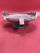Roseville Pottery Pink Peony Bowl Console Bowl