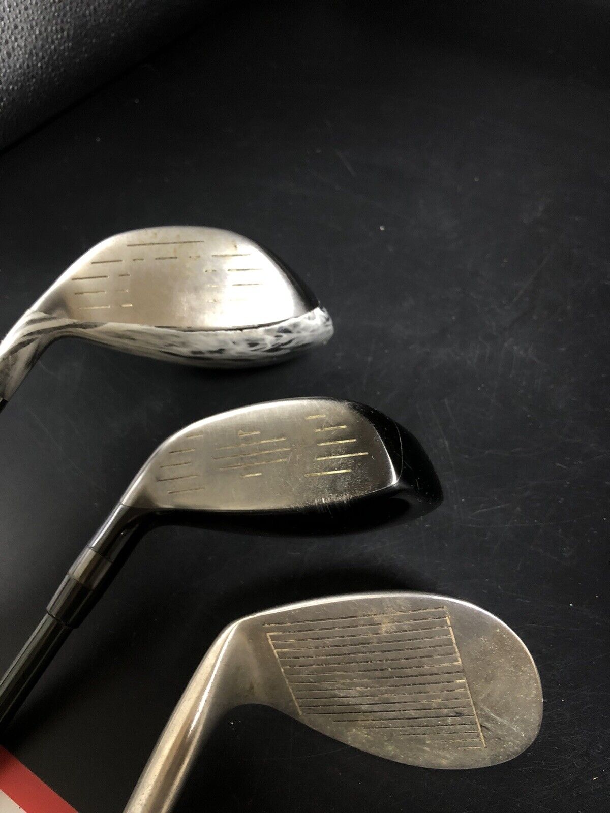 Set Of 3 Golf Clubs Warrior Tour 3.1  Ht Max-D Bazooka Knight Tc Grind 52 37-44”