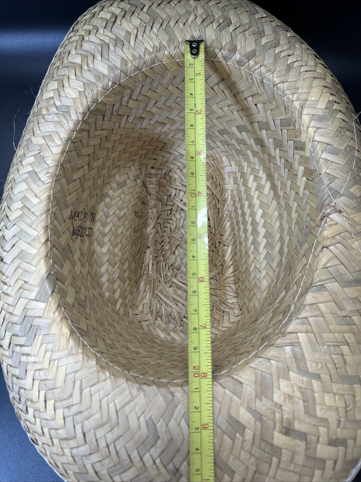 Vintage Jagermeister Jager So Smooth Straw Cowboy Hat Made Mexico
