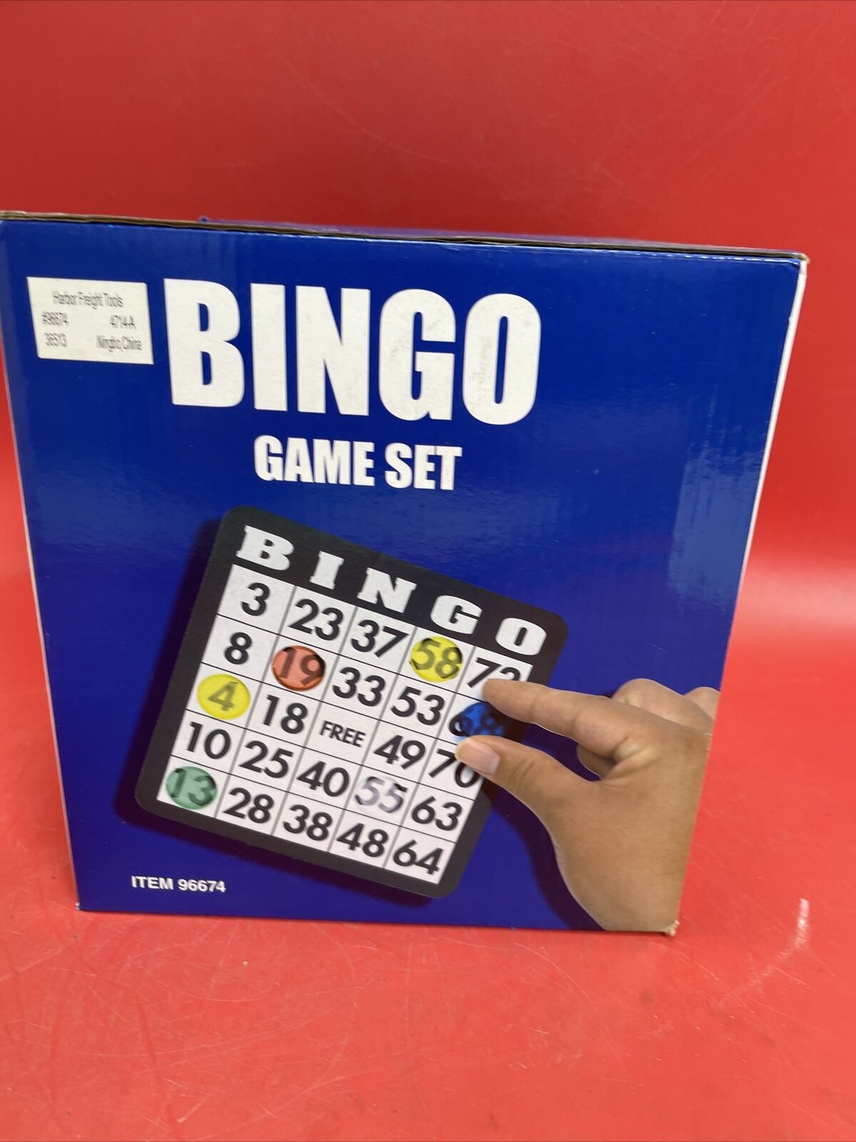 NEW!! BINGO GAME SET Metal Cage W/Plastic Masterboard 75 Numbered BINGO Balls 