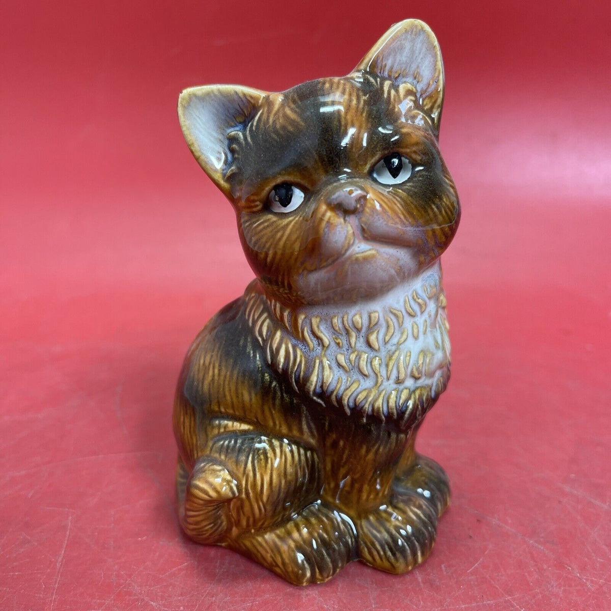 Vintage  Porcelain  Cat Kitten Figurines Lot 4