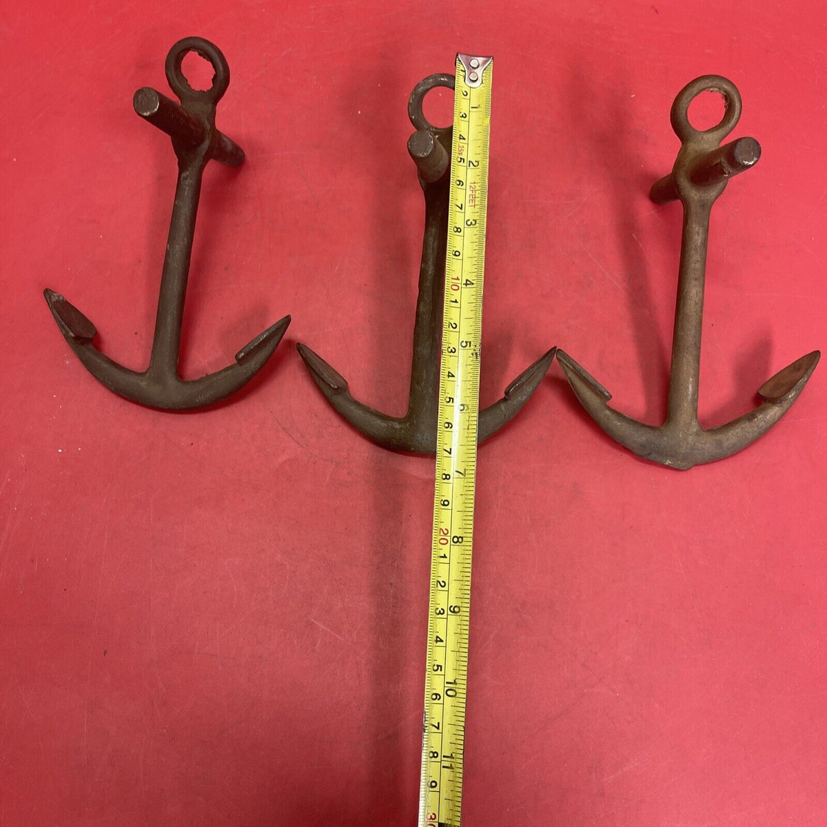 Cast Iron Anchor Paperweight Decor