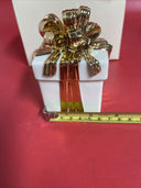 Lenox Keepsake Box w/ Removable Lid & Lavish 24 Karat Gold Bow