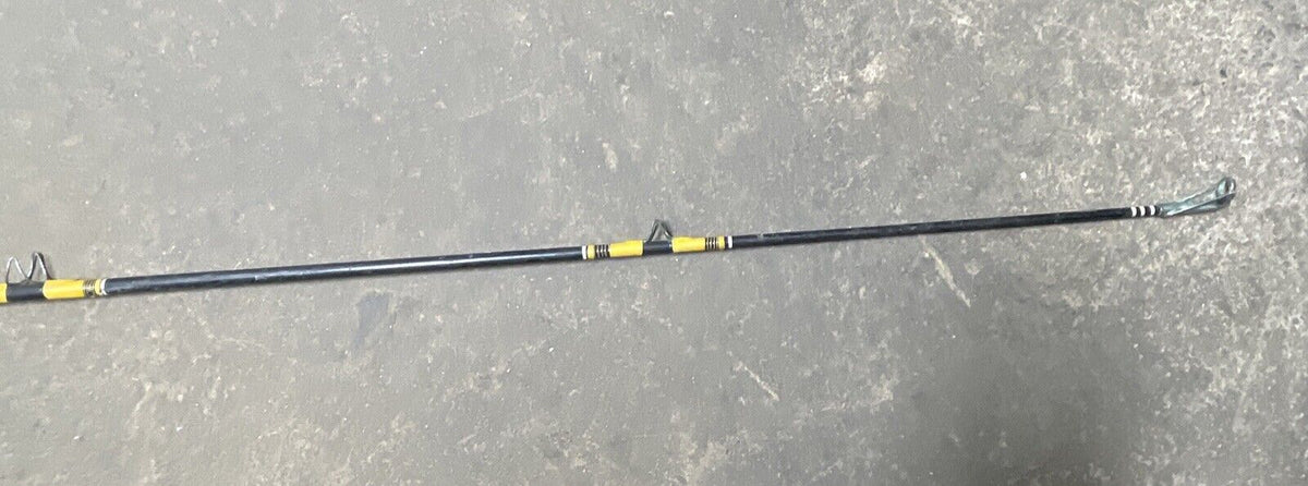 6’6” South Bend GLADDING Outdoorsman Spinning Rod, 1 Pc Vintage Wood Handle