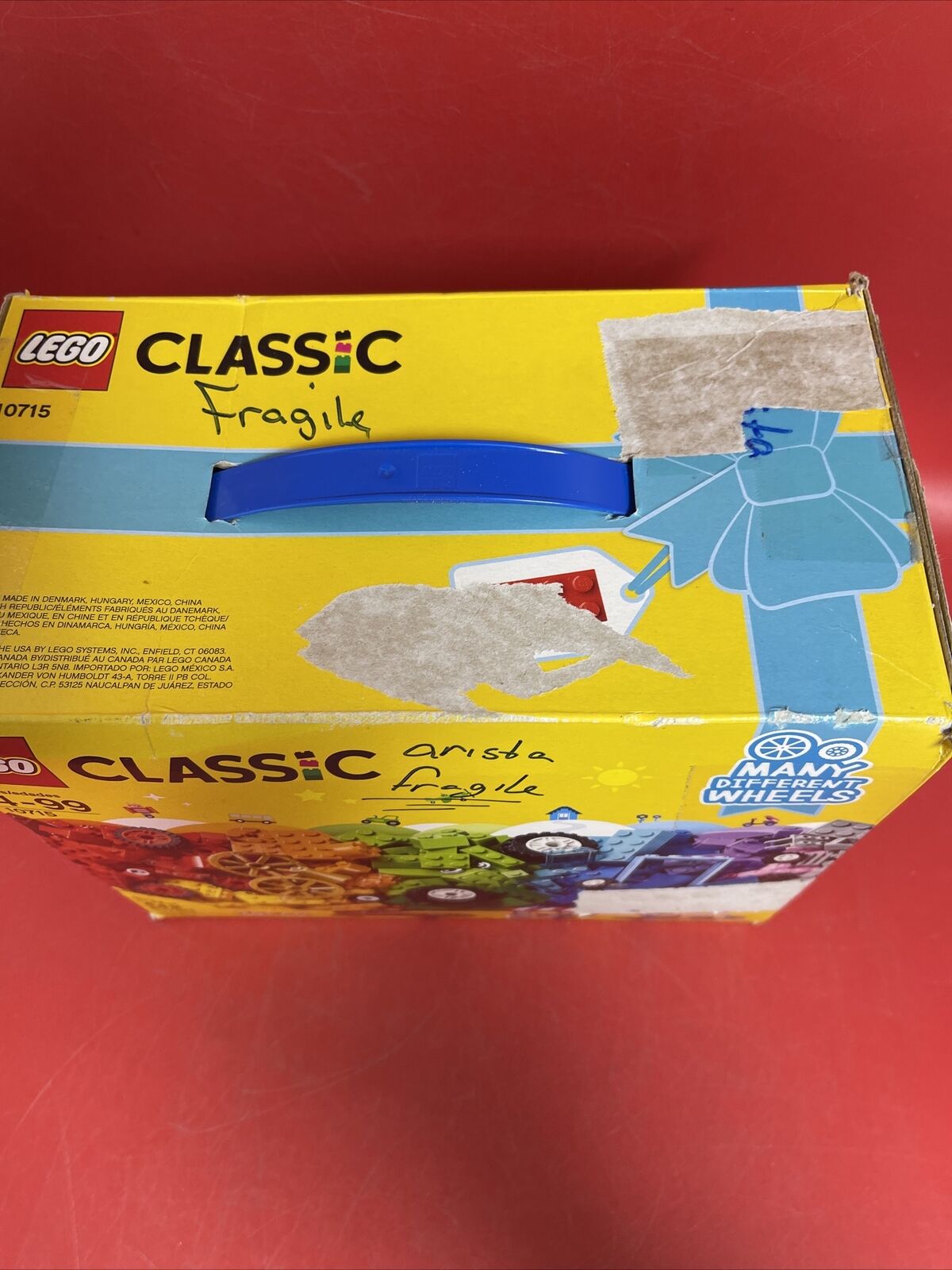 LEGO CLASSIC: Bricks on a Roll 10715 442 Pieces New Sealed Retired Box Damage