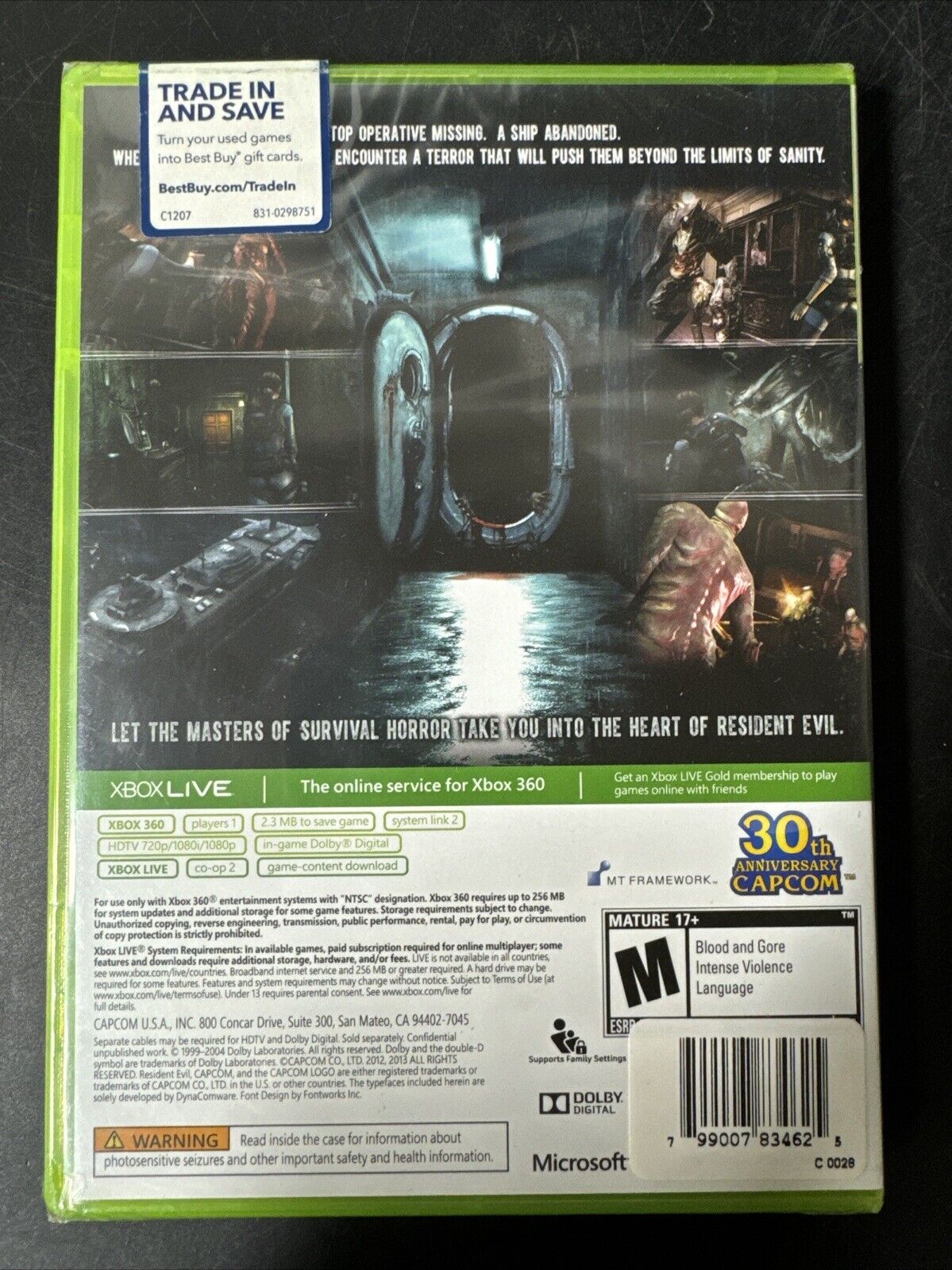 Resident Evil Revelations 1 (Xbox 360, 2013), New