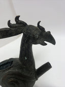 Ancient China Bronze Ware Dynasty Phoenix Bird Zun Wine Vessel Tea Pot