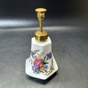Vintage Perfume Atomizer Bottles Floral Design/ Lot Of 3