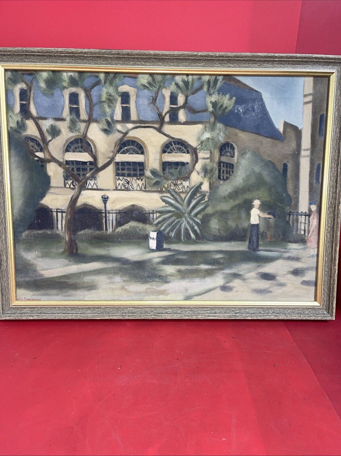 WILL SIMMONS 1884-1949 Oil painting in a frame