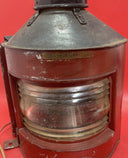 Vintage Nautical Lantern.Bow Port Patt.23.By Birmingham Engr Co.LTD. Electrified