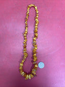 Vintage Beads, Natural Amber Necklace 47.0g