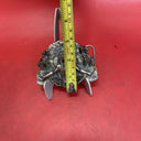 vintage 1981 belt buckle NATIVE AMERICAN indian chief SISKIYOU bergamot western