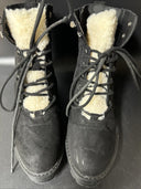 Universal Thread  Black Suede Fabric Women's Boots - Size 9