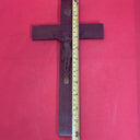 Vintage Wooden Christian Crosses Last Rites, Old Wooden Tin Jesus Lot 4 (Damage)