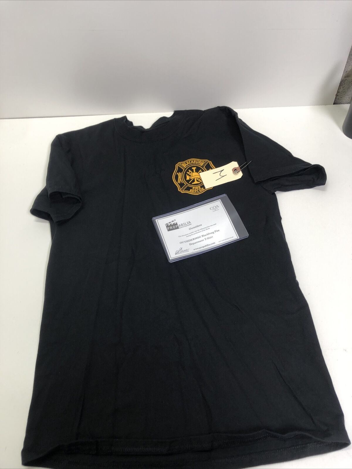 Outsiders 0161 Blackburg Fire Department T-shirt Tv Show Prop