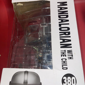 Funko Pop! Vinyl Jumbo 10 in: Star Wars - The Mandalorian Chrome Damage Box