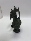Ancient China Bronze Ware Dynasty Phoenix Bird Zun Wine Vessel Tea Pot