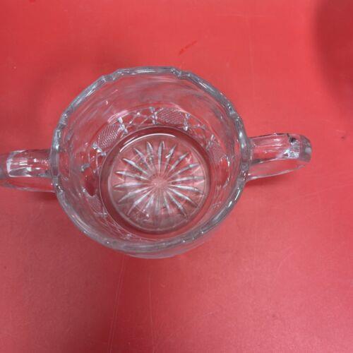 Vintage Crystal Candy Bowl, Sugar Bowl,Syrup Pitcher