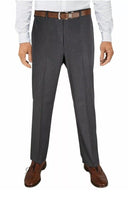 Ralph Lauren Mens Classic-Fit Ultraflex Pants Gray Grid 30Wx32L