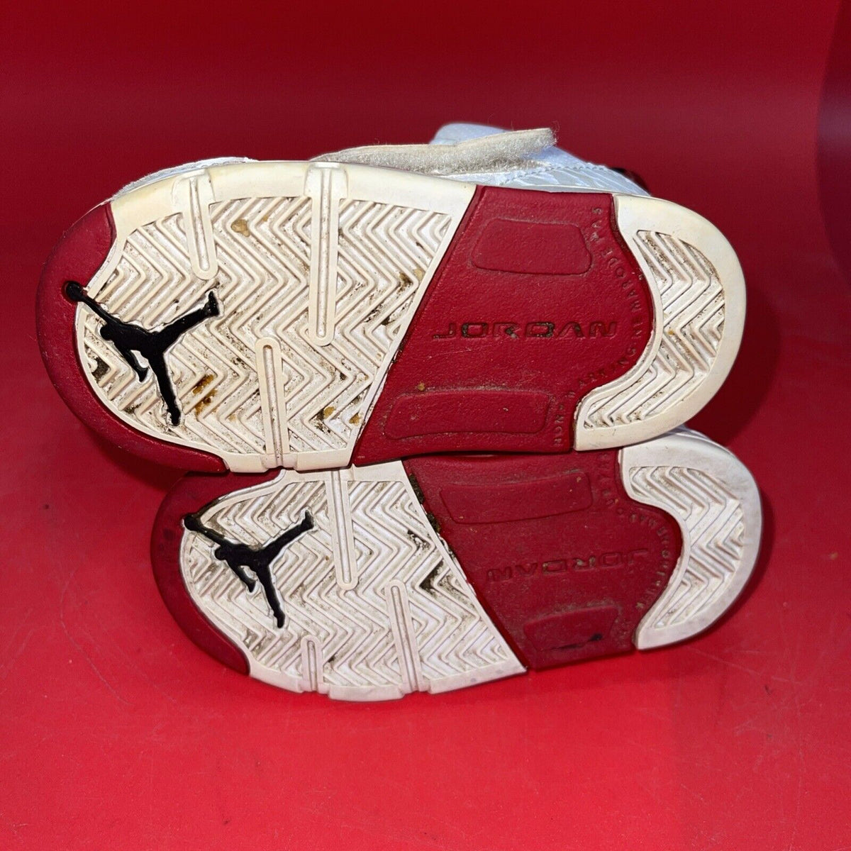 Nike Air Jordan Boys Toddler Son Of Mars White Red Sneakers 512244-112 Sz 5C