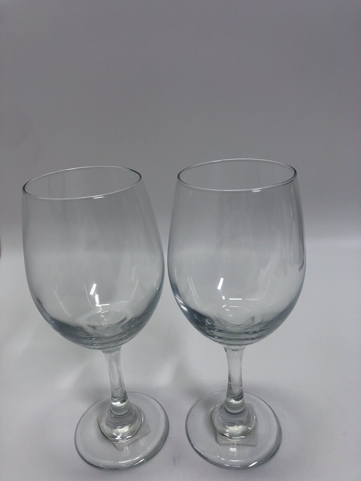 Tall Stemmed Wine Glass Set of 6 Clear Glass