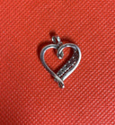 925 SILVER HEART SHAPED PENDANT (2.4g)