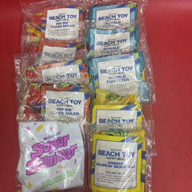 McDonald’s Beach Toy Happy Meal Lot 10