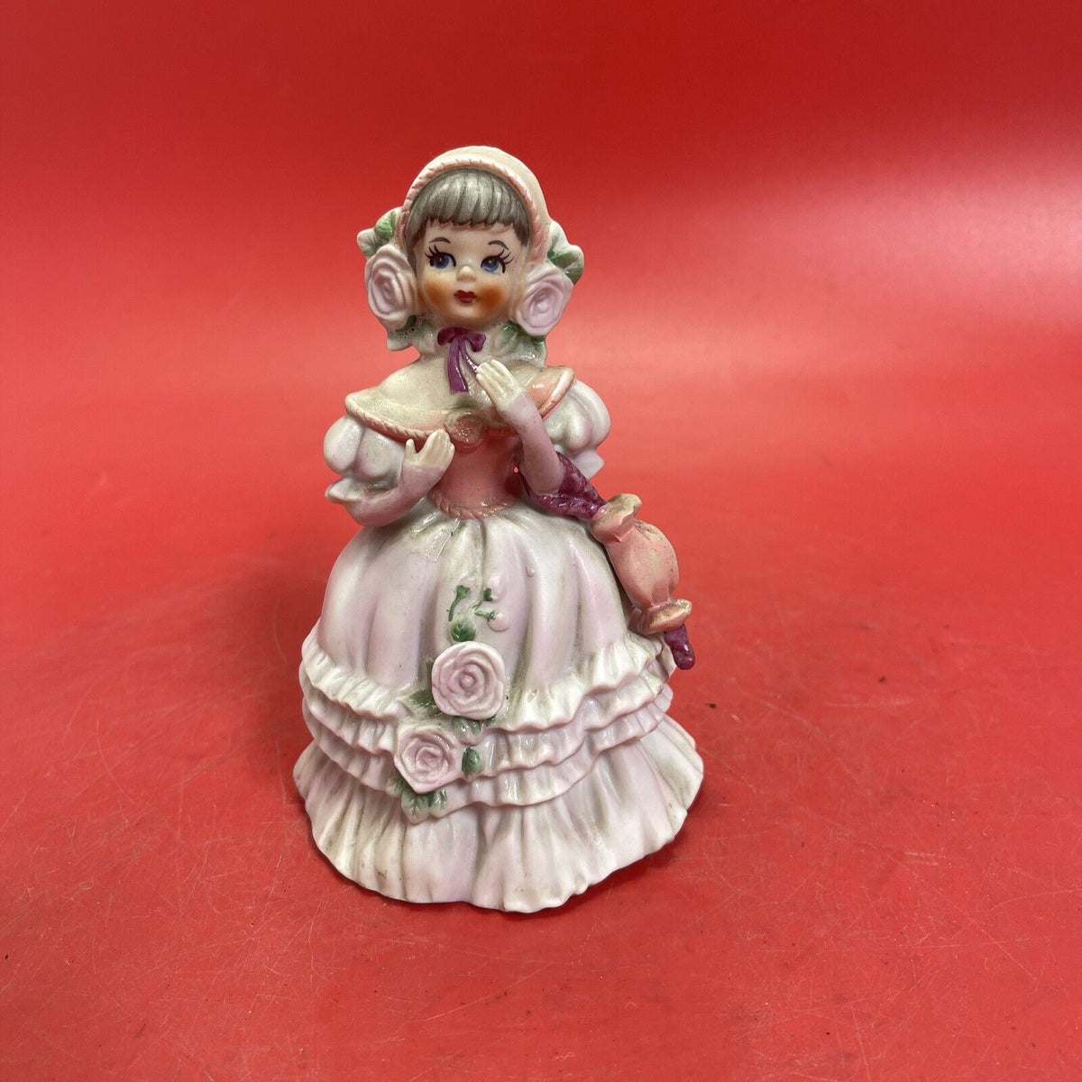 Lefton ceramics - Vintage Southern belle Pink