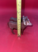 ANTIQUE OX DRAWN YUNTA WOODEN SCULPTURE