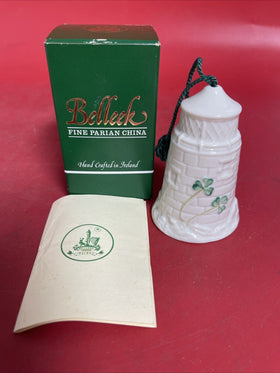 Belleek YOUGHALL LIGHTHOUSE  bell ornament RARE