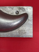 B-M Chocolate Solid Nickel Silver Dutch Shoe #28 Candy Mold Vintage