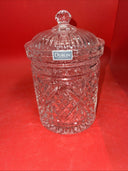 Dublin Crystal Biscuit Box.  Shannon Crystal by Godinger- New-Lot 2