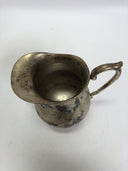 Silverplate Water Pitcher with Ice Guard and Claw Feet