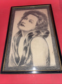 GRETA GARBO - American Actress - Original Vintage Artwork - 1928