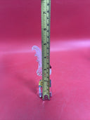 Vintage collectible transparent Rooster figurine